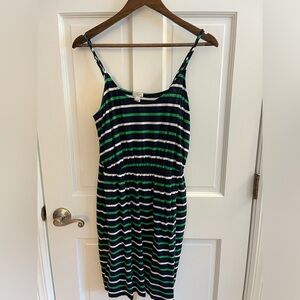 Navy striped Loft dress